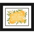 thumbnail image 1 of House Fenway 32x25 Black Ornate Wood Framed with Double Matting Museum Art Print Titled - Take Me Where Summer Never Ends, 1 of 4