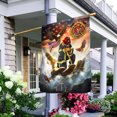 thumbnail image 1 of House Flag Firefighter Jesus Eagle, Heroic Faith, 28x40 POLE NOT INCLUDED, 1 of 5