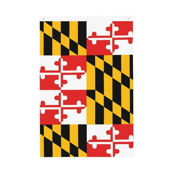 House Flag Flag Of Maryland Pattern Garden Flag Decorative House Yard Double Sided Flag For Decoration (2x3ft)