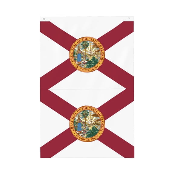 House Flag Florida Flag Garden Flag Decorative House Yard Double Sided Flag For Decoration (2x3ft)