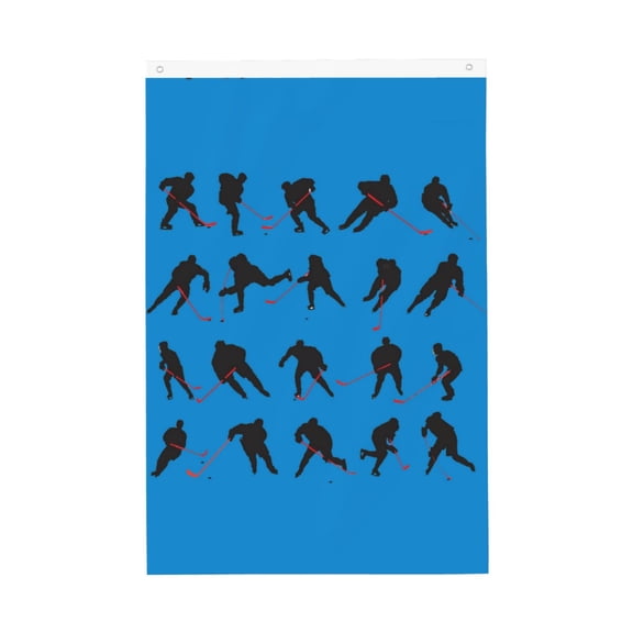 House Flag Ice Hockey Garden Flag Decorative House Yard Double Sided Flag For Decoration (2x3ft)