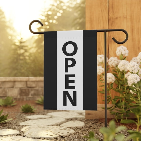 House Flag Open We're Open Come In Storefront Small Business V227, 28x40 POLE NOT INCLUDED