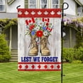 thumbnail image 1 of House Flag Remembrance Day Canadian Veterans Lest We Forget, Military Honor, 28x40 POLE NOT INCLUDED, 1 of 5