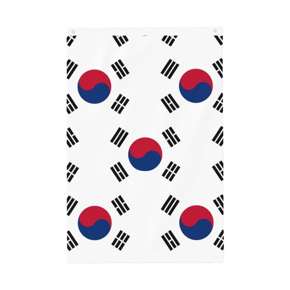 House Flag South Korean Flag Garden Flag Decorative House Yard Double Sided Flag For Decoration (2x3ft)