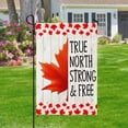 thumbnail image 1 of House Flag True North Strong & Free Maple Leaf Canada, National Pride, 28x40 POLE NOT INCLUDED, 1 of 5