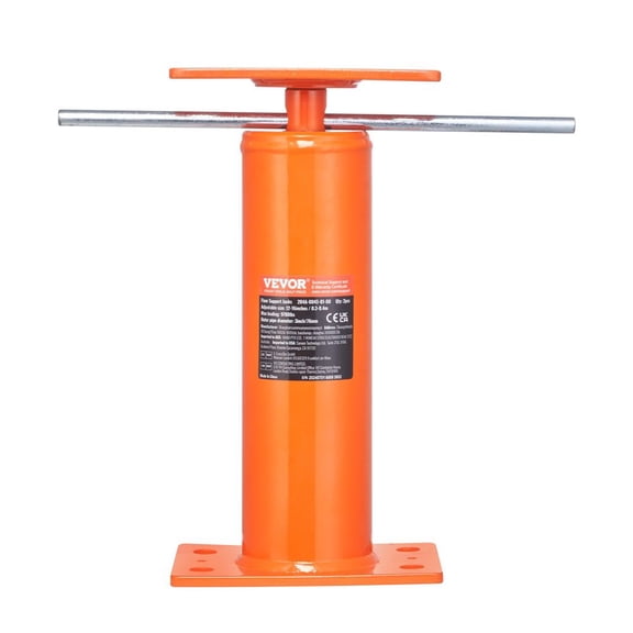 House Floor Jack, 12"-16" Height Range, 9700 lbs Max Load Capacity, Adjustable Support Beam Basement Jack Post Pole for Leveling, Lift Support Steel Telescoping Jack Post for Temporary Support