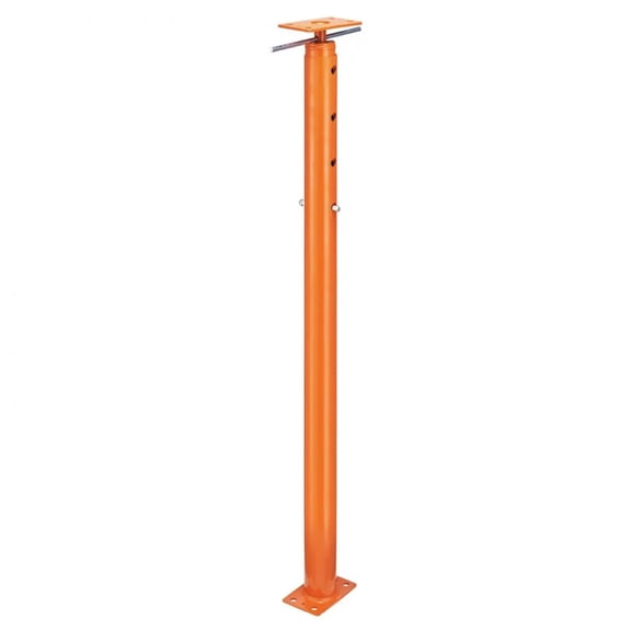 House Floor Jack 53-93 Inch Height Adjustable - 18000 lbs Max Load Capacity, Adjustable Support Beam Basement Jack Post for Leveling, Steel Telescoping Post for Temporary Support - 1 Piece