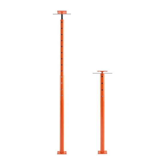 House Floor Jacks 2 Pack, 53-93 Inch Adjustable Jack Posts - 18000lbs Capacity Steel Support Beams for Leveling, Basement & Construction