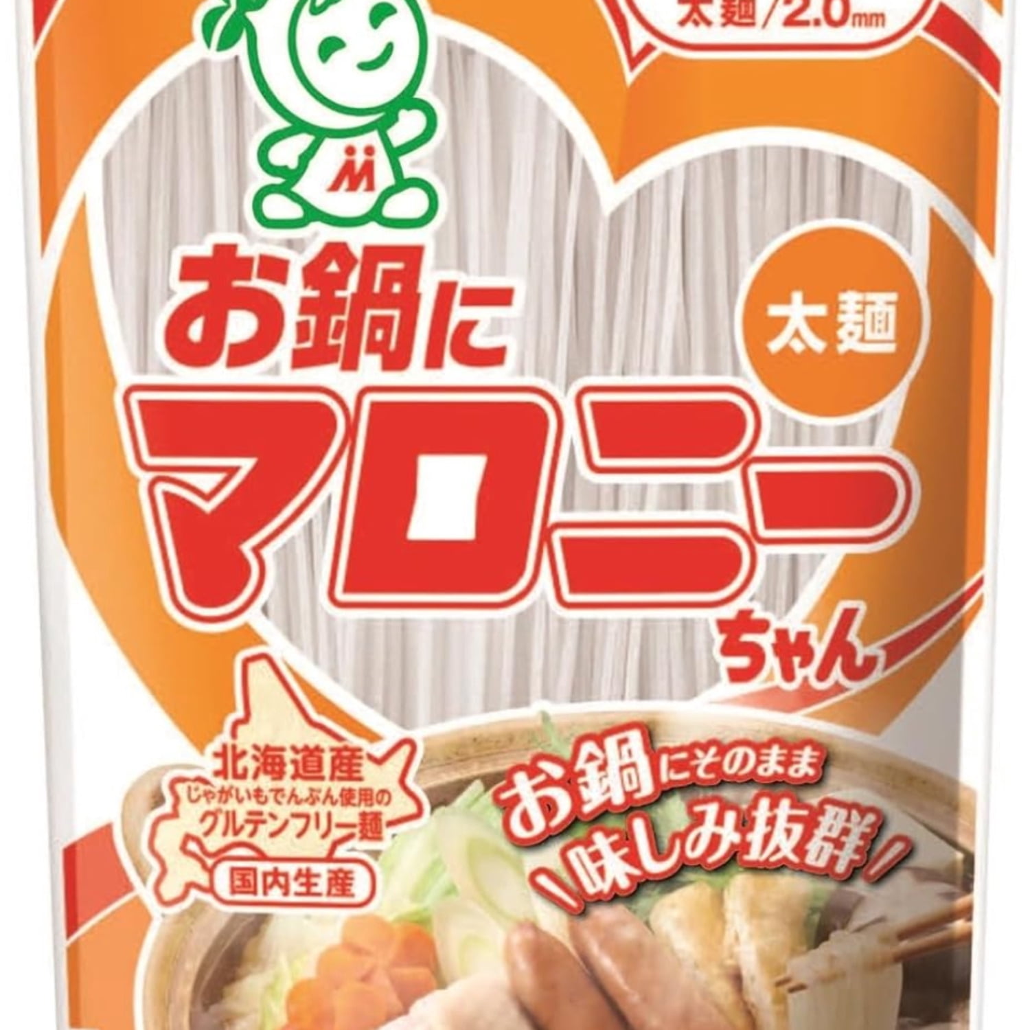 House Foods Hokkaido Marony Thick Noodles 100g for Hot Pot – Made