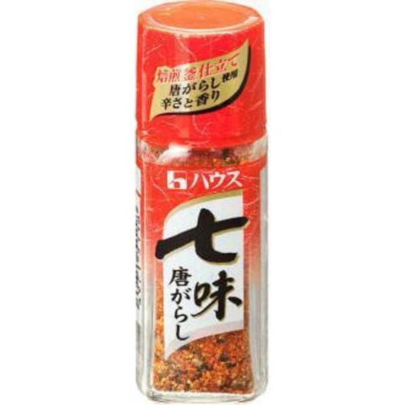 House Foods Shichimi Togarashi - Japanese Mixed Chili Pepper 0.63 Oz (Pack 2) Plus NineChef Coffee Spoon