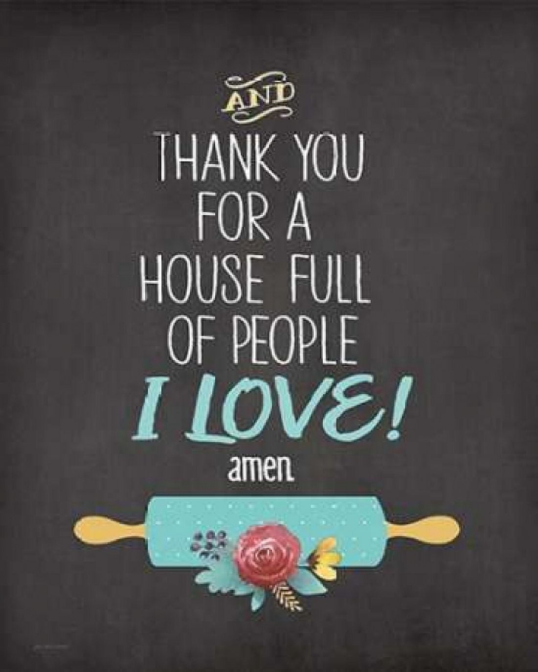 House Full of Love Canvas Art - Jo Moulton (24 x 30)