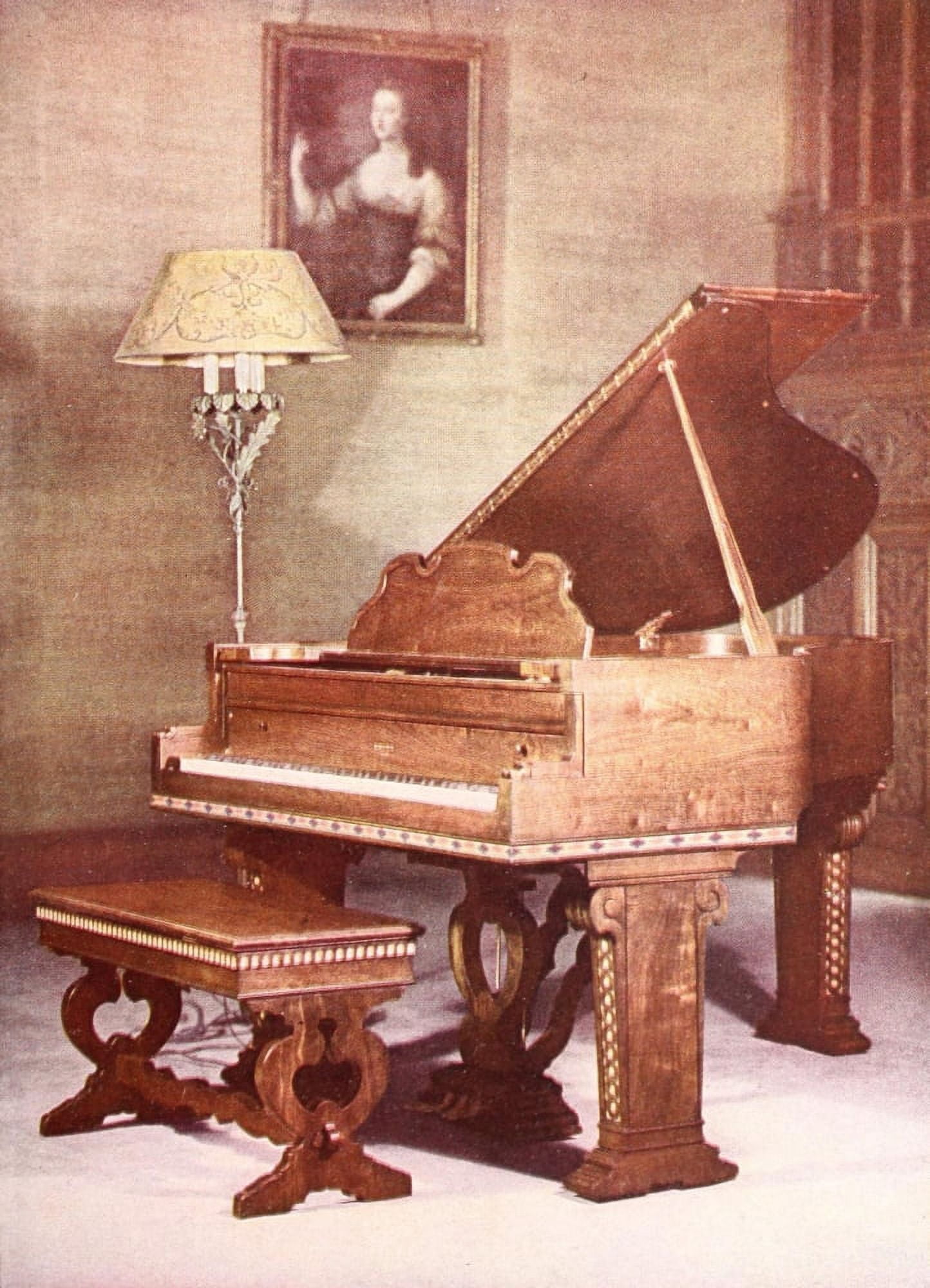 House & Garden 50 1926 Estey Grand Piano Canvas Art - Unknown (18 x 24)