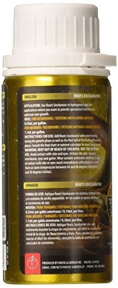 House & Garden HGC749608 Roots Excelurator Gold Hydroponic Cloning Solution, 100 mL