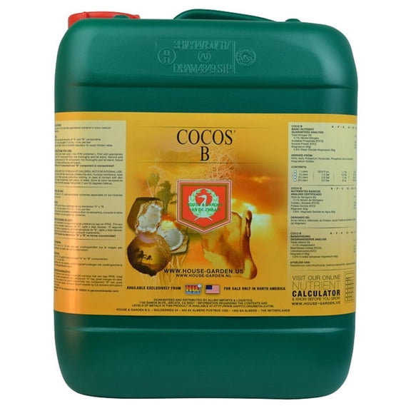 House & Garden HGCOB05L Coco Nutrient B, 5 L fertilizers, Natural