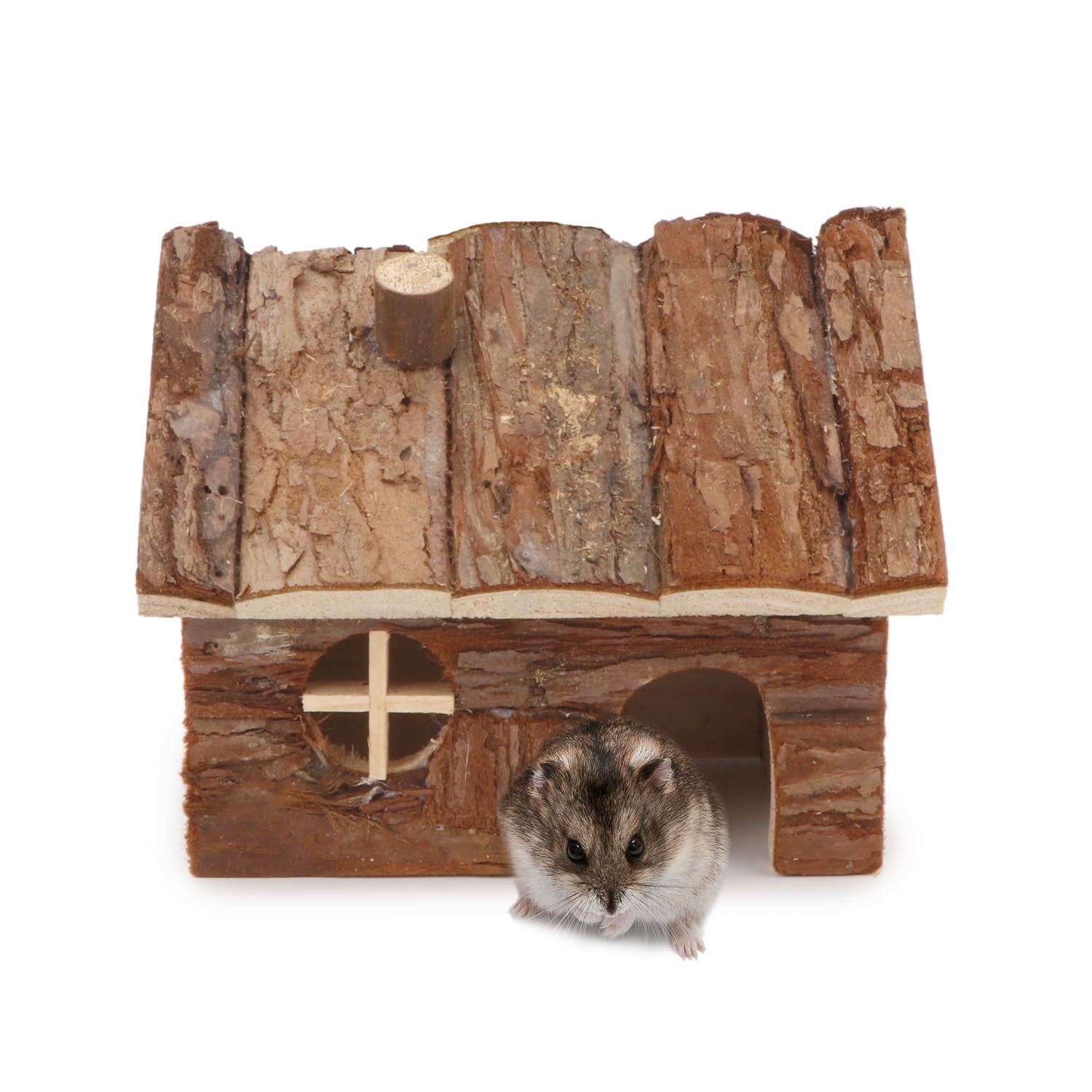 House Hamster Hideout Hut for Dwarf Hamsters Mice Small Gerbils (Small ...