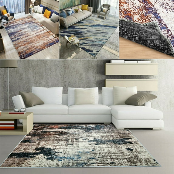 House, Home and More Skid-Resistant Carpet Indoor Area Rug Floor Mat 63' x 90.5'