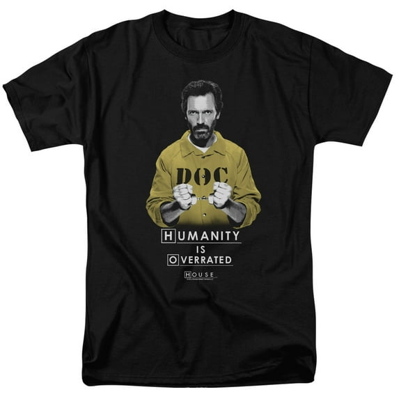 House Humanity Adult 18/1 T-Shirt Black