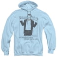 thumbnail image 1 of House Idiots Are Fun Adult Pullover Hoodie Sweatshirt Light Blue, 1 of 1
