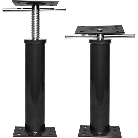 House Jacks for Leveling, 2 count Adjustable Jack 11"-16" Basement Floor Jack, Screw Floor Jack Supports Stabilizer Jacks for House Foundation, Stairs, Porches, Roof Beams