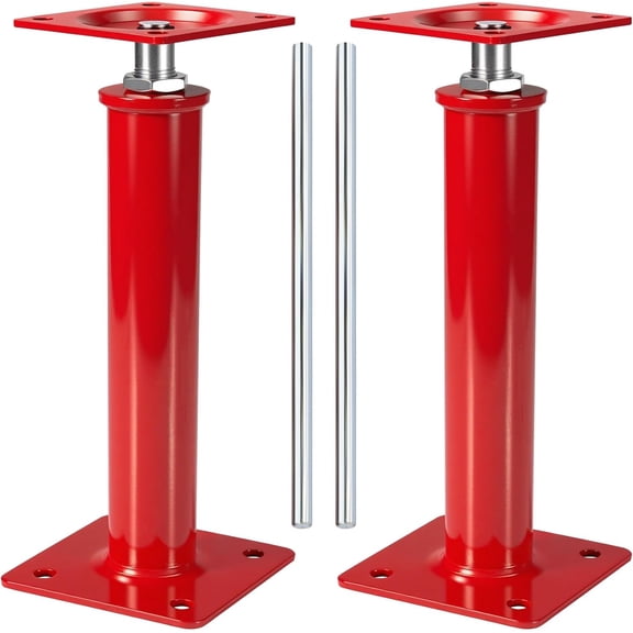House Jacks for Leveling Crawlspace, 16" - 21" Height Range, 11023 lbs Max Load Capacity, House Floor Jacks Post Pole for Leveling, 2 Pack