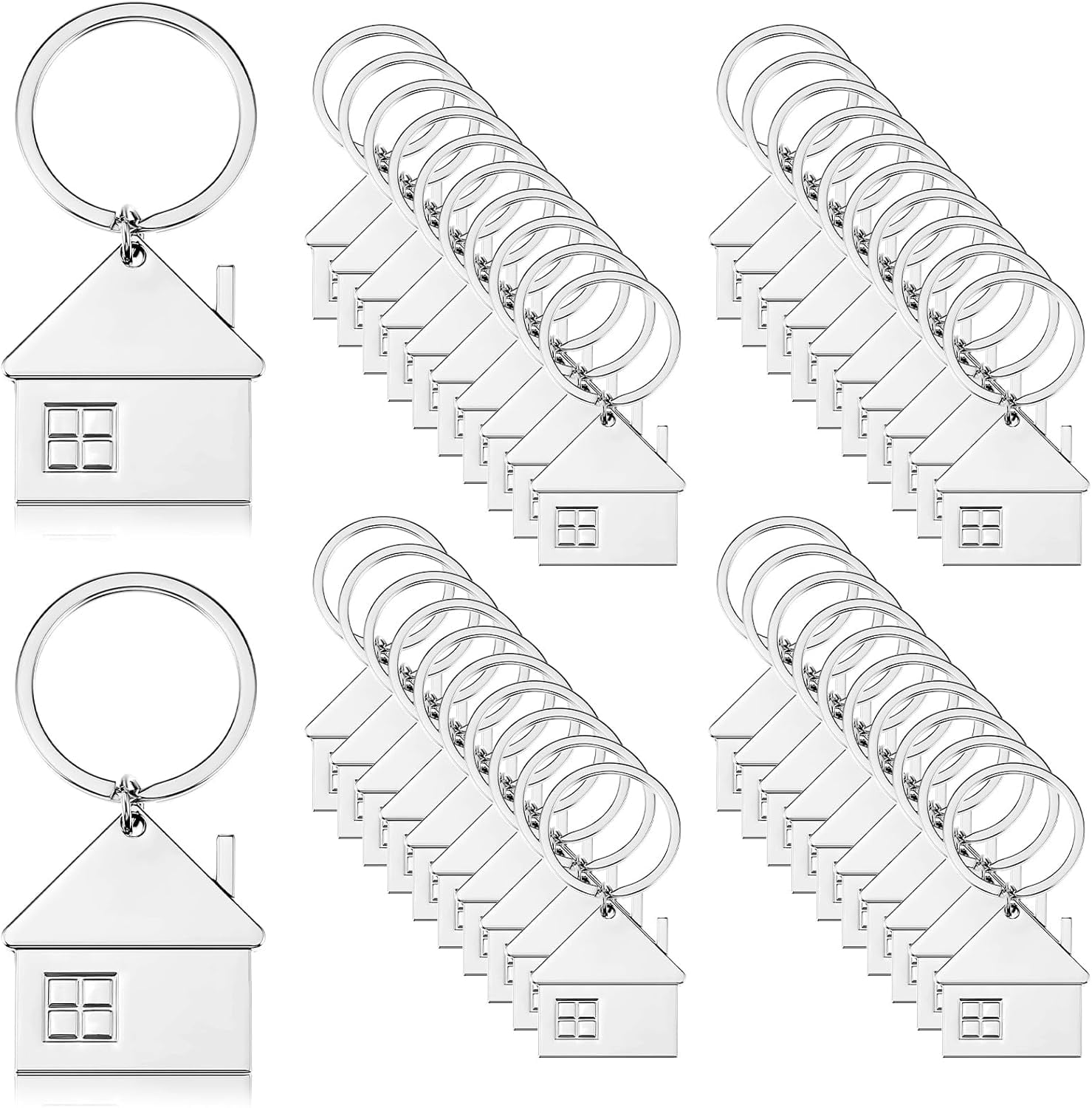 House Key Chain House Shaped Pendant Keychains Home Keychain Set Cute ...