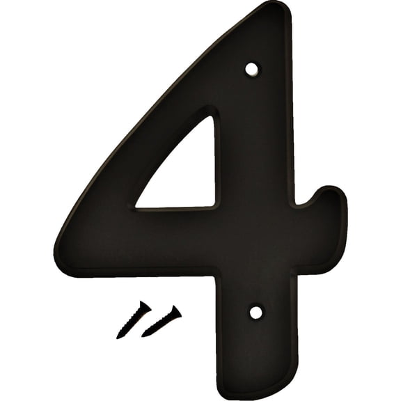 House Letter Number [Set of 5] Number: 4