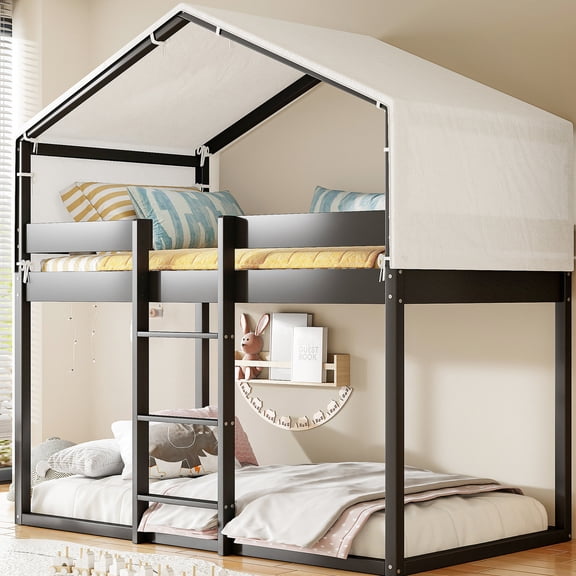 House - Like Tent Bed | Offer a Fun and Adorable Space | Add a Touch of Whimsy to Bedroom