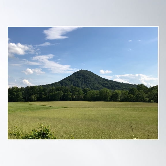 House Mountain - Feng Shui Image For Fame Wisdom Poster Wall Art, Modern Wall Decor, 8x12 UNFRAMED