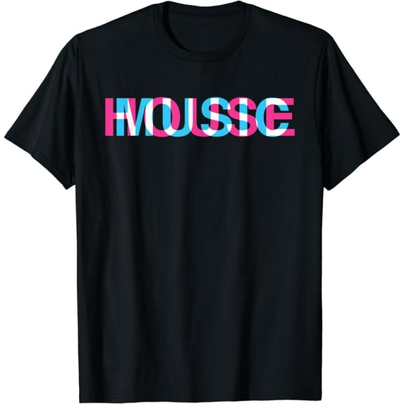 House Music Glitch Optical Illusion - EDM Rave DJ T-Shirt