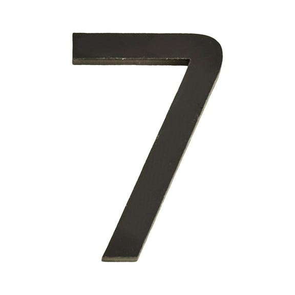 House Number Plaque, Acrylic 10 cm Digit Plate With Self- Backing, Hand Silkscreen With 3D Engraving, Polished Finish, DIY Custom Decor Accent