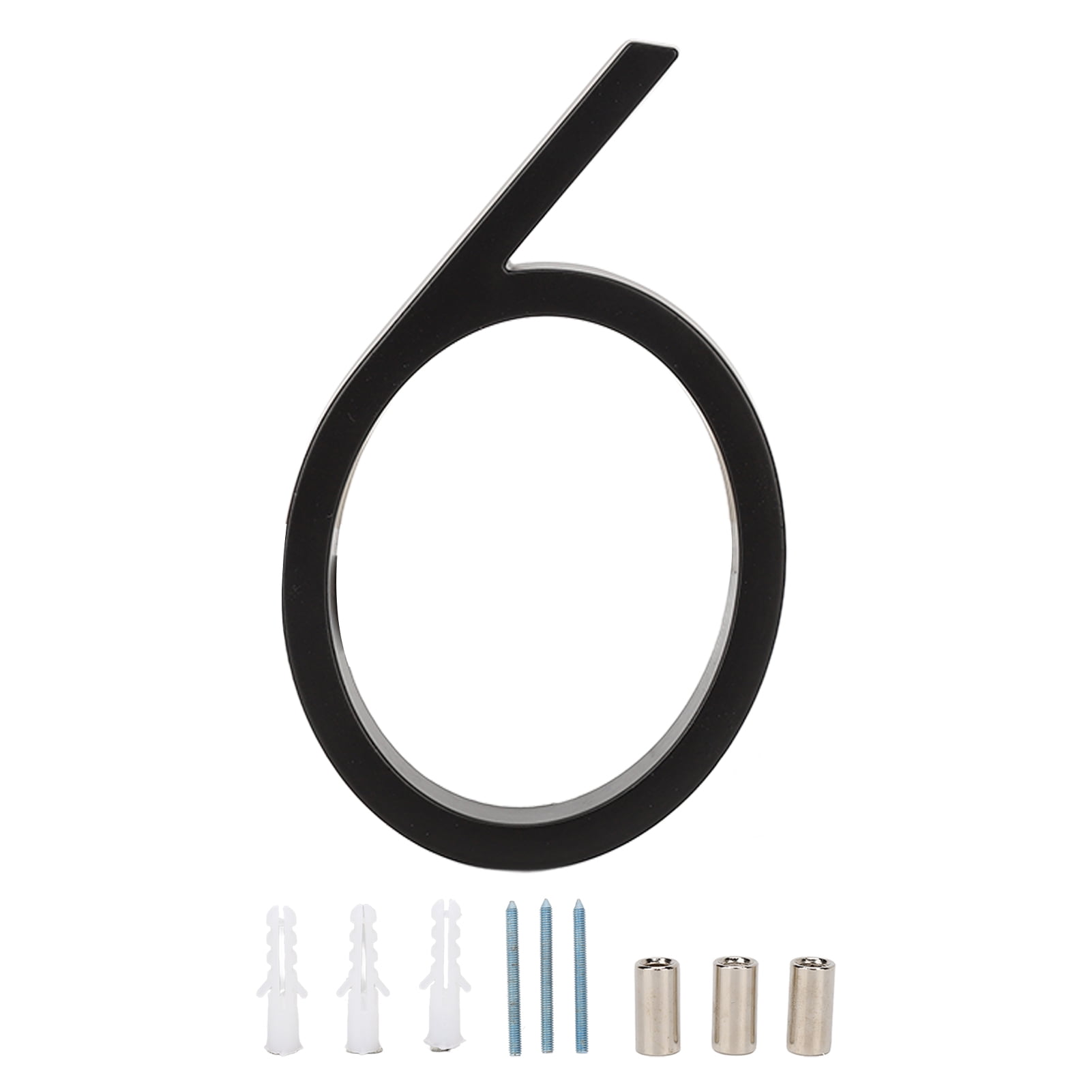 House Number Zinc Alloy Rust Protection Easy to Read Metal Door Number