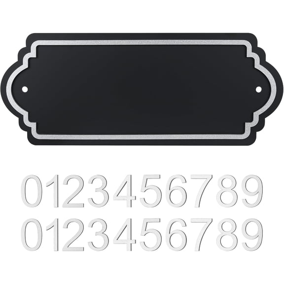 House Numbers, Address Plaques, Mailbox Numbers, Featuring Two Sets of 0-9 Numeric Combinations, Personalized Address Signs