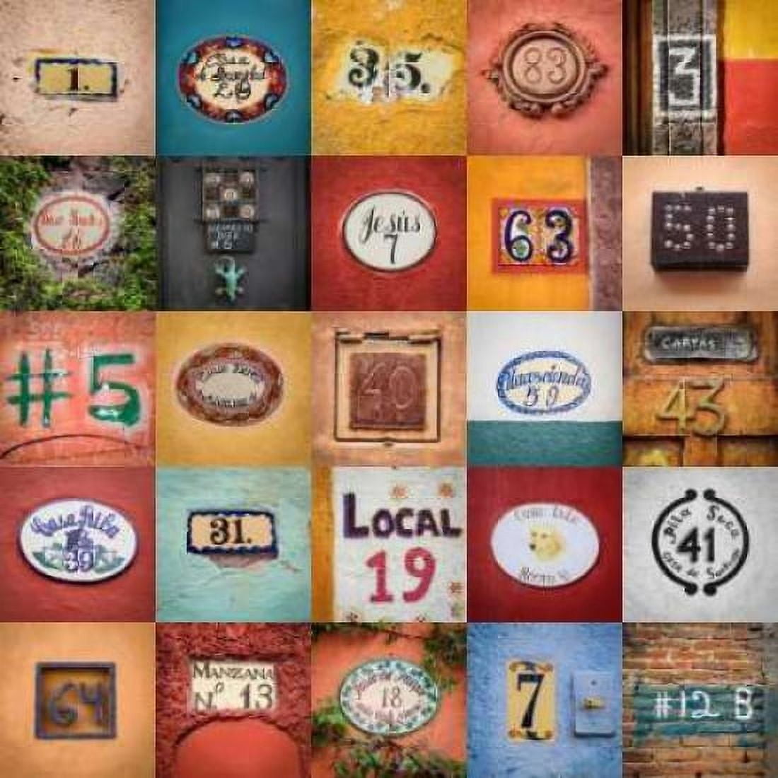 House Numbers I Canvas Art - Kathy Mahan (24 x 24)