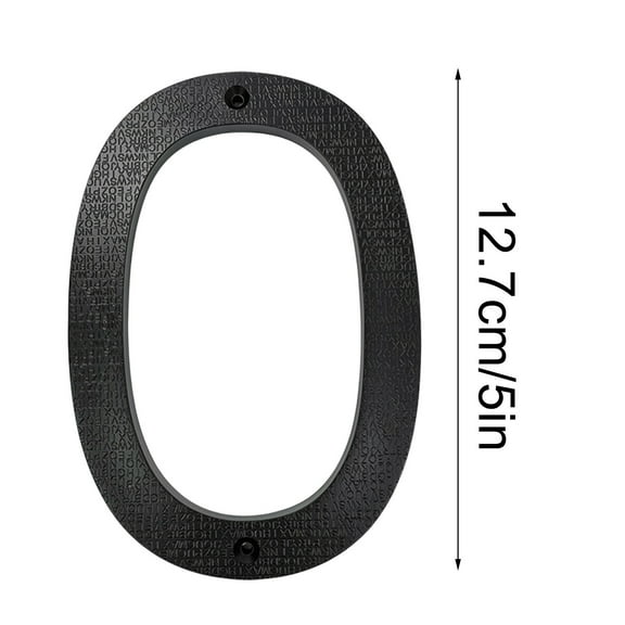 House Numbers Metal Door Numbers Outdoor Address Signs Weather Resistant Rust Proof 5 Inch Modern Matte Finish Easy Install Durable