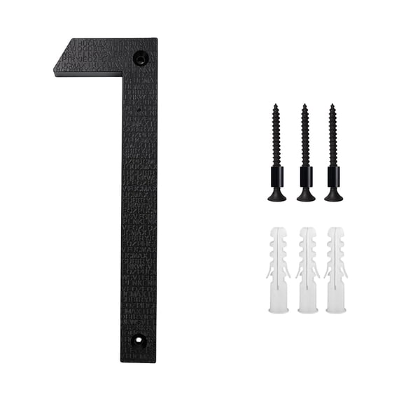 House Numbers for Outside, 10 Inch Plastic Address Numbers, Modern House Number Sign with Weather-Resistant Coating, Easy to Install Wall Mount for Home, Apartment, Mailbox