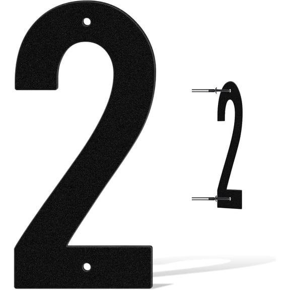 House Numbers for Outside,Unique Metal Address Numbers for House,Weatherproof Outdoor House Numbers with Available Complete A-Z Letters,Black Metal Letters for Outdoor Signs3",2