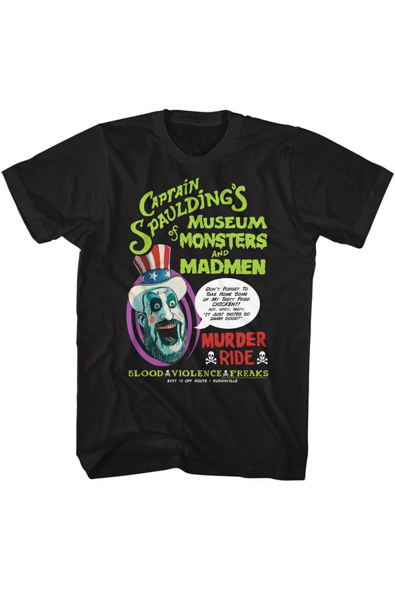 House Of 1000 Corpses Museum Black T-Shirt