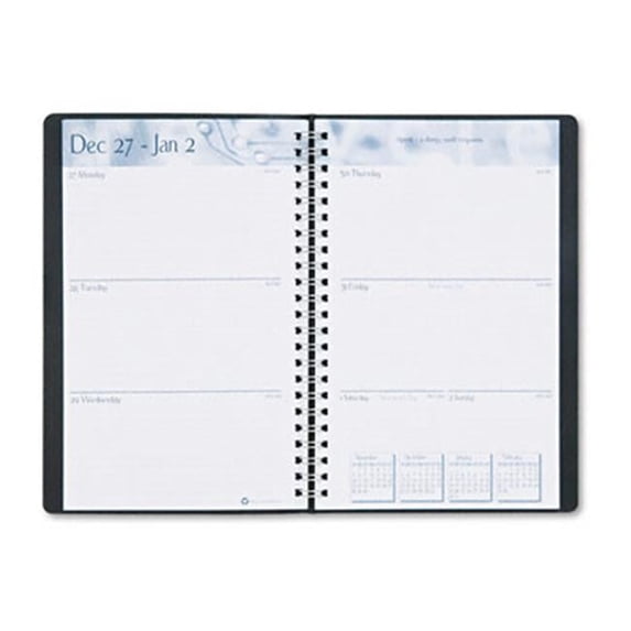 House Of Doolittle 27502 Academic Weekly/Monthly Appointment Book/Planner August-August 5 x 8 Black