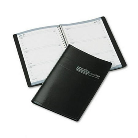 House Of Doolittle 27802 Weekly Appointment Book 30-Minute Appointments 5 x 8 Black