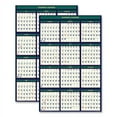 thumbnail image 1 of 12-Month (July-June): 2025-2026 and 12-Month (Jan to Dec): 2026 24 in. x 37 in. Four Seasons Business/Academic Recycled Wall Calendar, 1 of 1