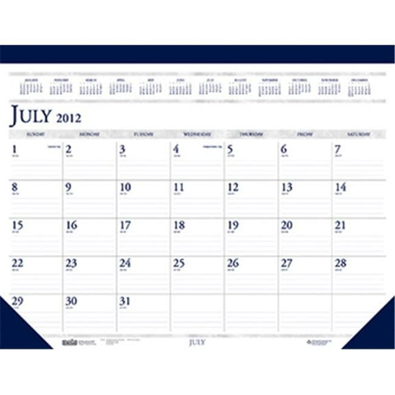 House Of Doolittle HOD155HD Academic Desk Pad the product will be for the current year