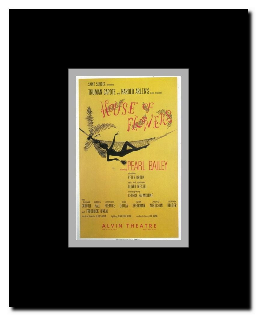 House Of Flowers (Broadway) Framed Movie Poster