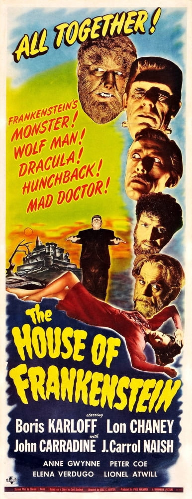 House Of Frankenstein Canvas Art - (11 x 17)