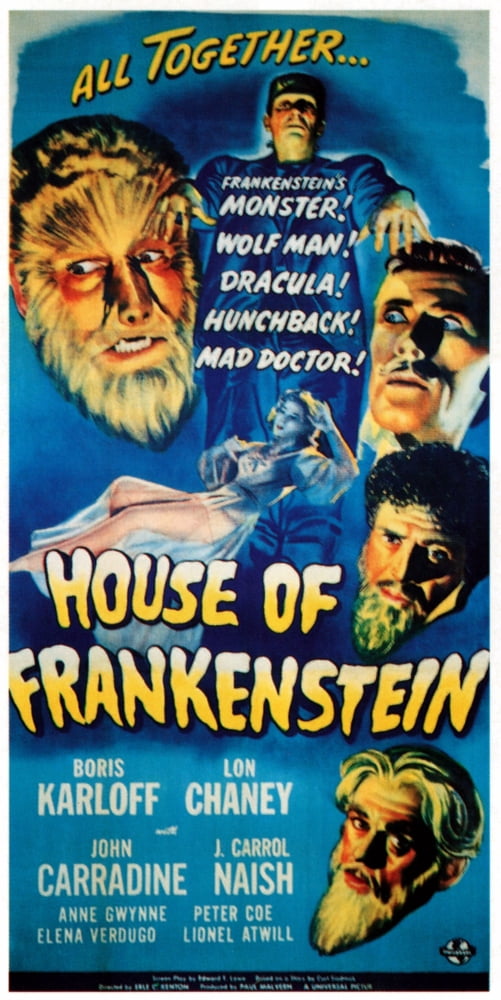House Of Frankenstein Canvas Art - (24 x 36)