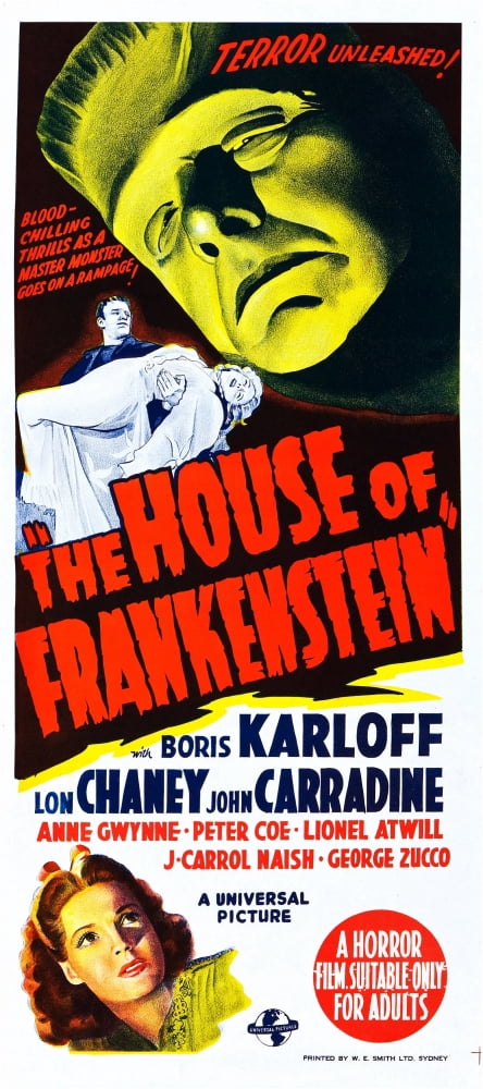 House Of Frankenstein U Canvas Art - (11 x 17)