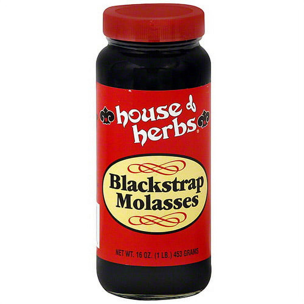 House Of Herbs Blackstrap Molasses, 16 oz (Pack of 12)