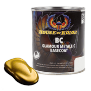 House Of Kolor SHIMRIN C2C-BC01-Q01 C2C Glamour Metallics Series Universal Basecoat, 1 qt Can, Solar Gold
