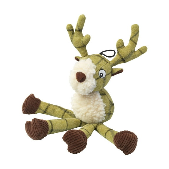 House Of Paws Plush Tweed Stag Long Legs Dog Toy