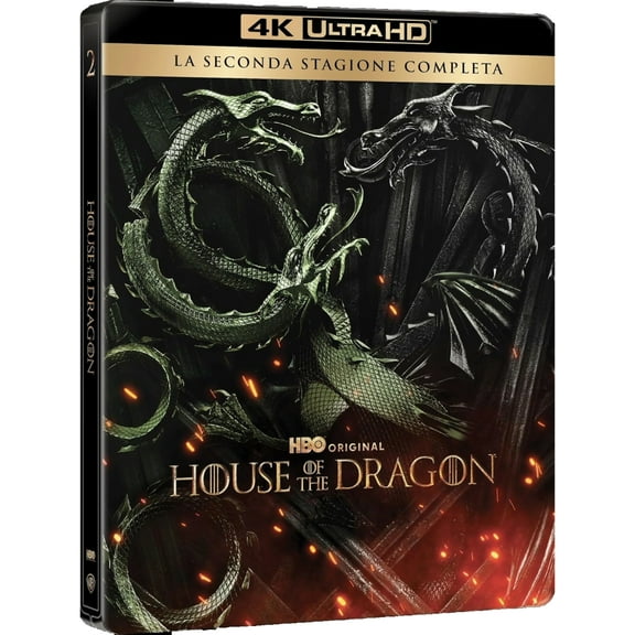 House Of The Dragon Season Two Limited Edition 4K Steelbook - Italian Import (4K Ultra HD)