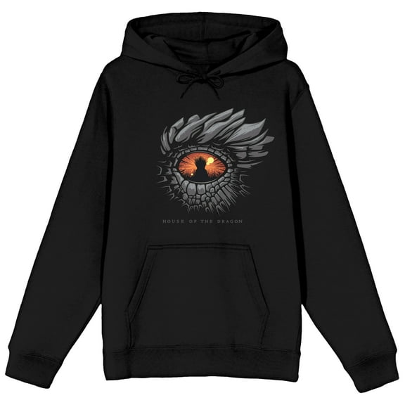 House Of The Dragon TV Series Dragon Eye Art Women's Black Sweatshirt-XS